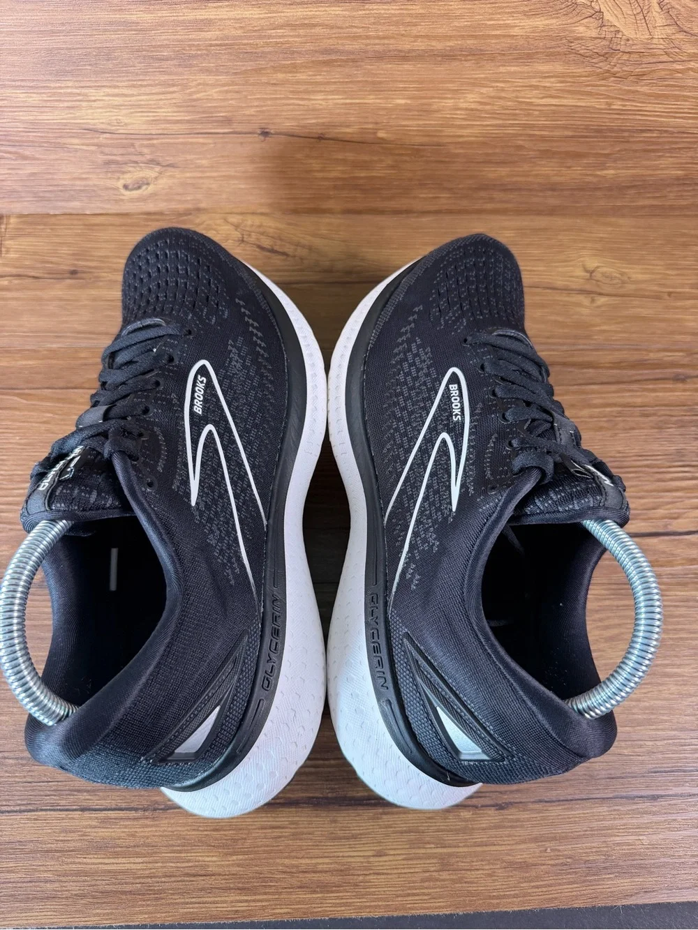 Brooks Glycerin 19 Black Running Shoes - Womens 9.5 Wide Athletic‎ Sneakers